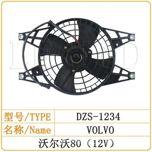 EC80 12V  Excavator Electronic Fan Assy