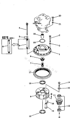 PC400-3  Swing Motor Gear Parts