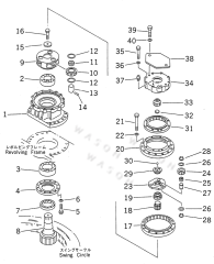 PC200-6   Swing Motor Gear Parts