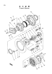 EX200-1 Travel Motor Gear Parts