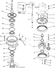 PC200-3 PC220-3  Swing Motor Gear Parts