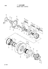 EX200-2  Travel Motor Gear Parts