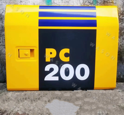 PC200-7  Excavator hydraulic pump And Battery Side Door