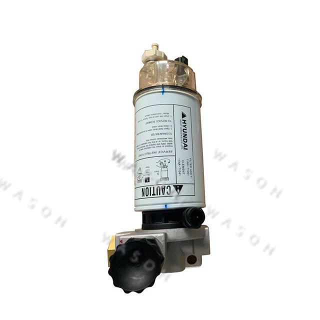 Excavator Spare Parts Fuel Water Separator Assembly 11NA-71001 11NA-71000