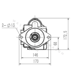 PVD-0B-24 Hydraulic Pump Assy