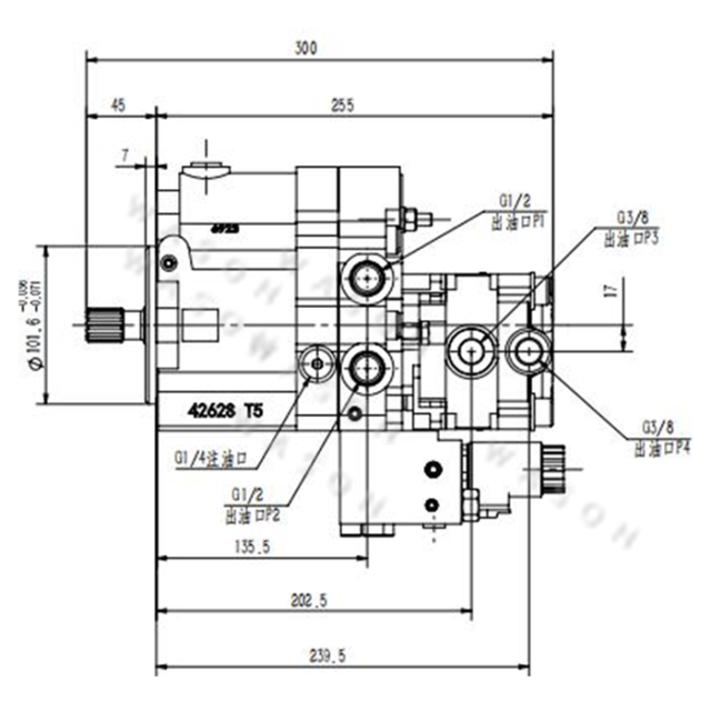 PVD-0B-16BP-6AG4-5503B  Hydraulic Pump Assy