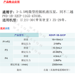 PVD-1B-32CP-11G5-4703B  Hydraulic Pump Assy