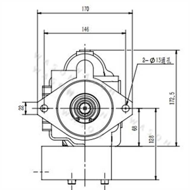 PVD-0B-16BP-6AG4-5503B  Hydraulic Pump Assy