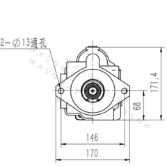 PVD--0B-18S Hydraulic Pump Assy