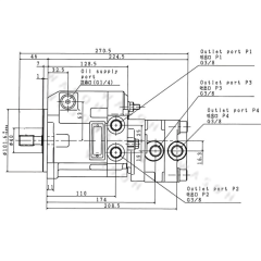 PVD-00B-14P-5G3-5763A Hydraulic Pump Assy