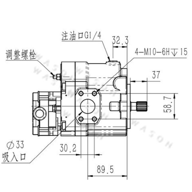 PVD--0B-18S Hydraulic Pump Assy