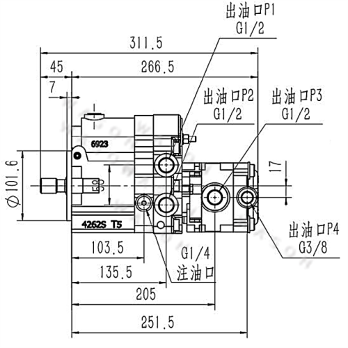 PVD-1B-32P-11G5-4665C  Hydraulic Pump Assy