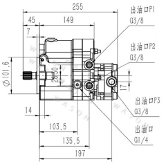 PVD--0B-18S Hydraulic Pump Assy