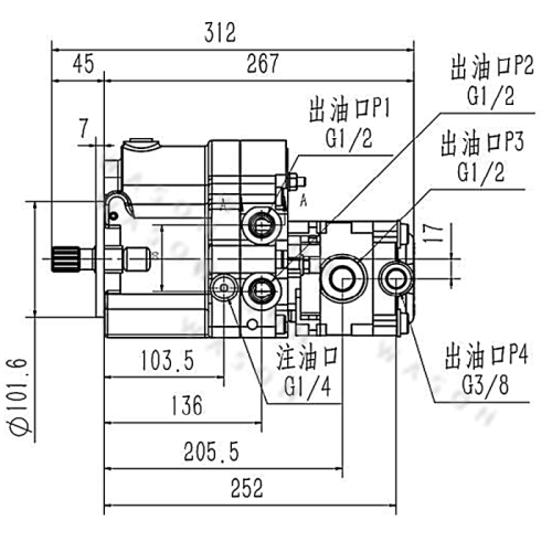 PVD-1B-32CP-11G5-4703B  Hydraulic Pump Assy