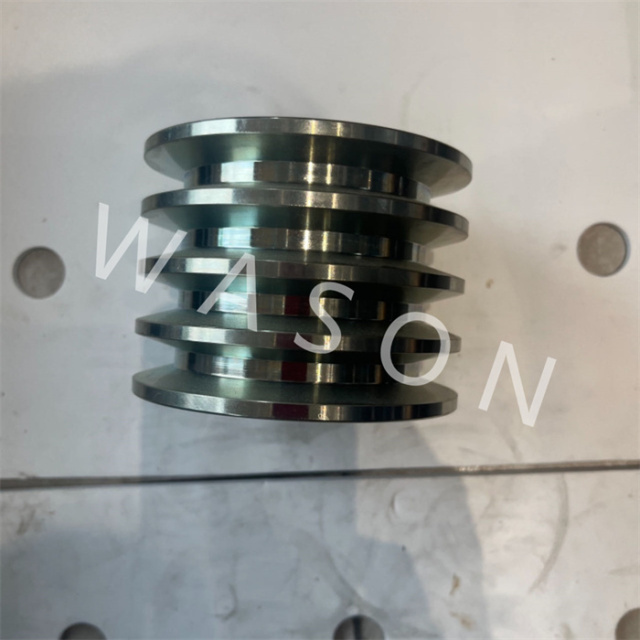 APV4019 J08E SK350-8  Excavator Fan Belt Pulley Tensioner 4 Slots