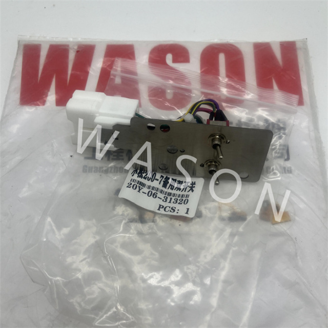 High Quality Excavator Switch Assembly 20Y-06-31320 For PC200-7 PC400-7 PC360-7