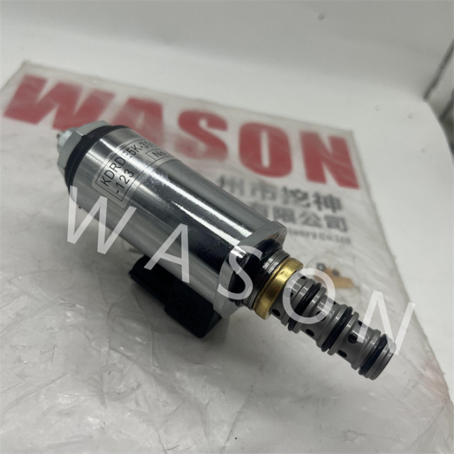 Hydraulic Pump Solenoid Valve KDRDE5K-31/30C50-123 For SK200-8 Small Green Point