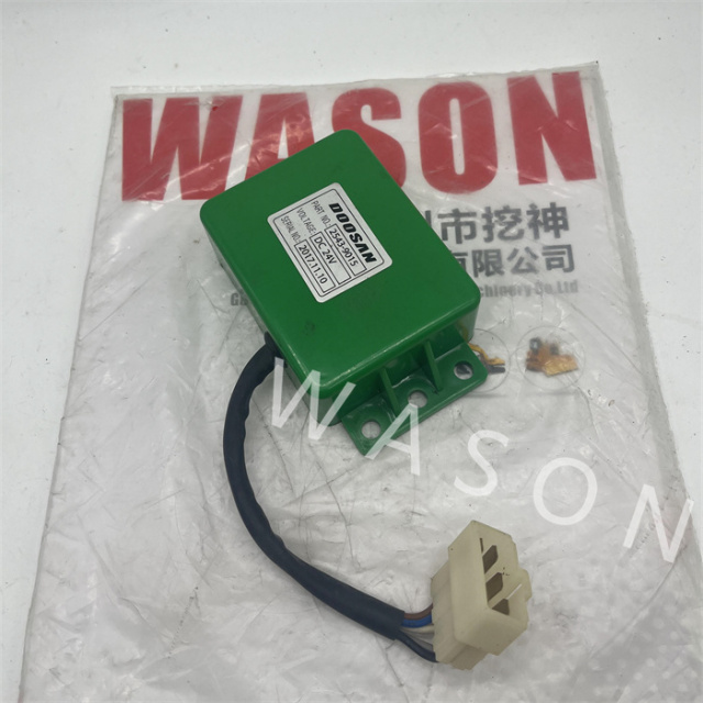 Excavator Electrical Parts  Wiper Relay 2543-9015  25439015  For DH220-5