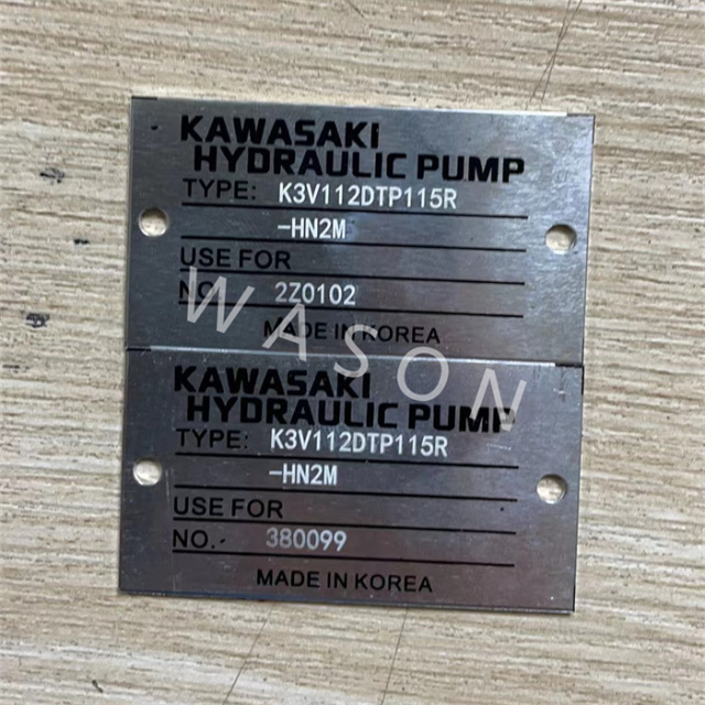 K3V112DTP-9NM9 Hydraulic Pump Assy DH225-9/DX215-9 2Z0102 380099