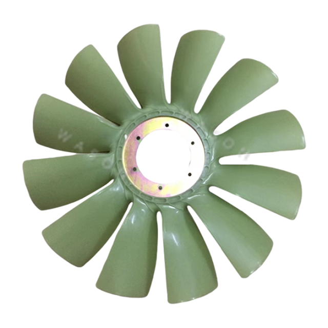 E320C S6K  With Cold  Excavator Fan Blade 6 holes 9  Blades