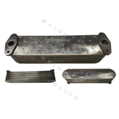 6D140 Excavator Oil Cooler Core 15P 6261-61-2110