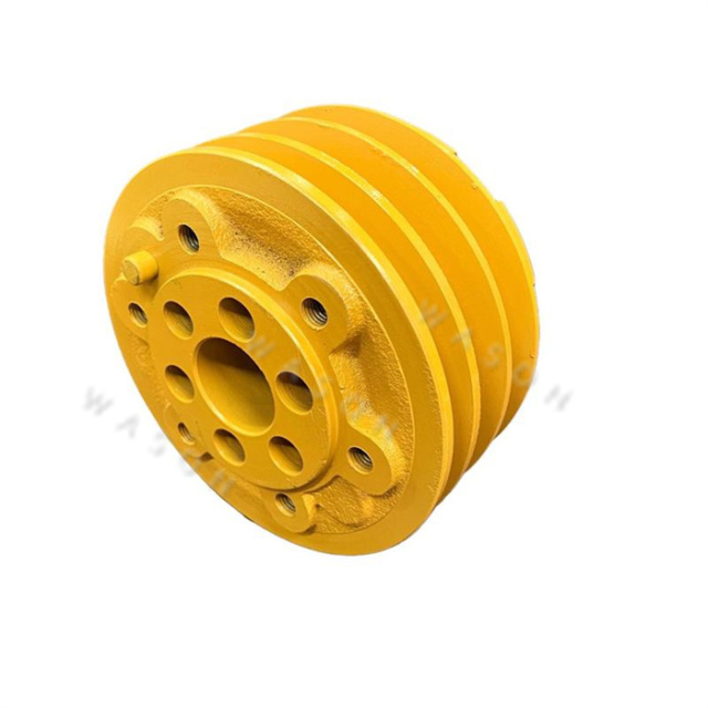 6D125  Excavator  Crankshaft Pulley Tensioner