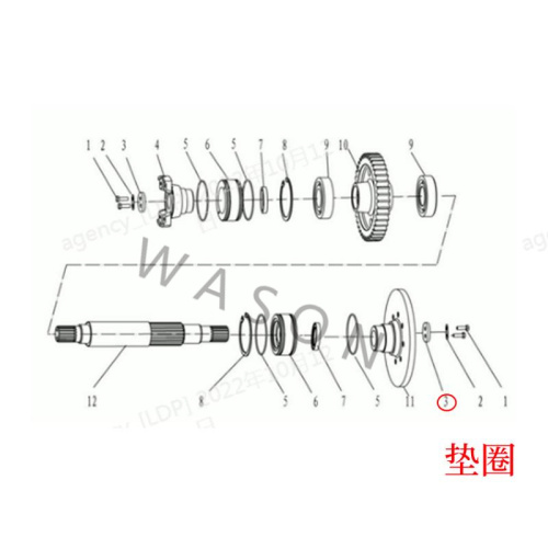 SDLG Wheel Loader Parts  Gasket 29050011161