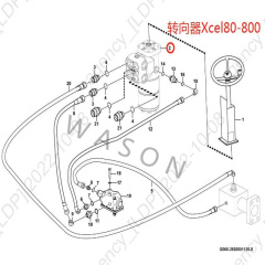 SDLG Wheel Loader Parts Steer 4120006531 XCEL80-800