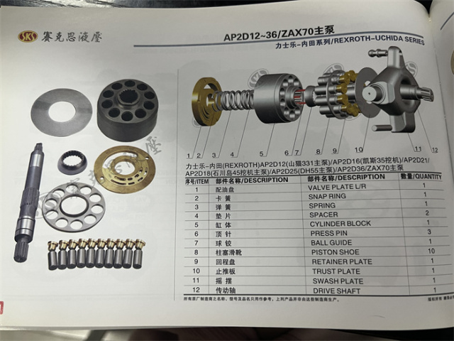 AP2D18 Excavator Hydraulic Spare Parts