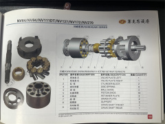 NV111/NV120/NV137/NV172/NV270 Excavator Hydraulic Spare Parts UH055-7