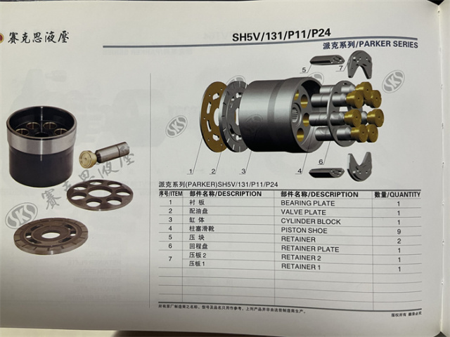 SH5V SH131 P11 P24  Excavator Hydraulic Spare Parts