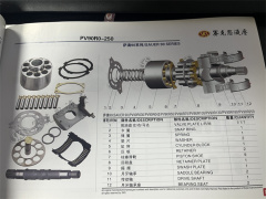 PV90R042 PV90R55 PV90R75 PV90R100 PV90R130 PV90R180 PV90R250  Excavator Hydraulic Spare Parts