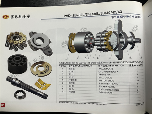 PVD23/PV23  Excavator  Hydraulic Spare Parts