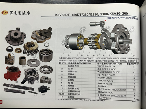 K5V180  Excavator Hydraulic Spare Parts