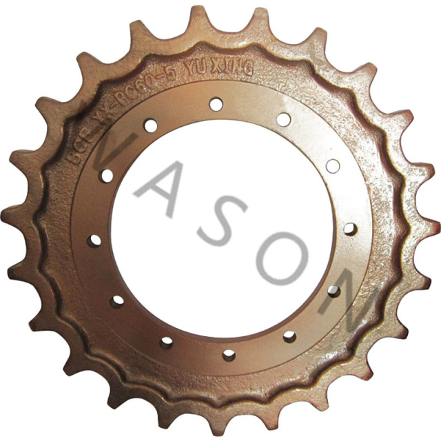 PC60-5 Excavator Sprocket 23 teeth,12 hole,265 in,14*45 21W-27-11110