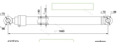 DX140 Excavator  Cylinder Assy