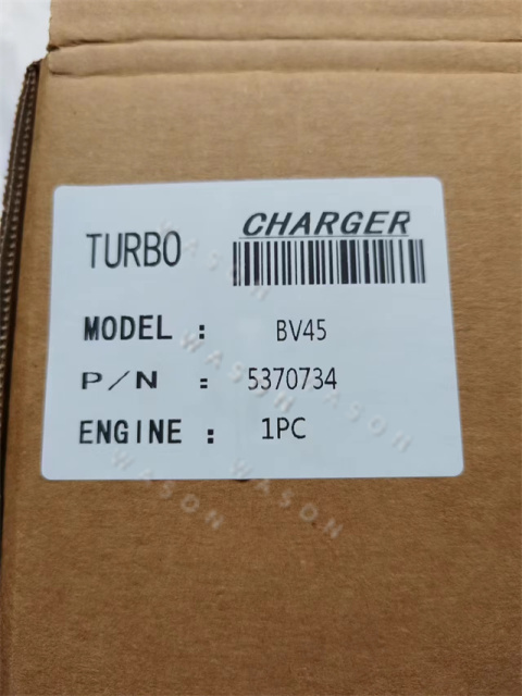 BV45 Foton 2.8L Turbocharger 5370733/537-0733/17459980000