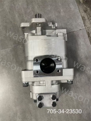 Hydraulic Gear Pump ASSY SAR80 705-52-30260 SAR14 705-34-23530 WA500-1