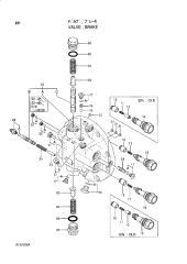 EX100-5, EX120-5,EX130H-5, EX135UR, EX60-5, EX60G, EX60SR, EX60UR, EX90, HC111  Brake Valve Gear Parts