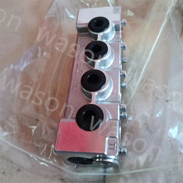 SY155W wheel excavator solenoid valve group replacement