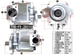 Hydraulic Gear Pump D65 705-11-38010