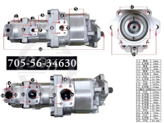 Hydraulic Gear Pump HD465-7 705-56-34630