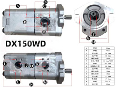 Hydraulic Gear Pump DX150WD