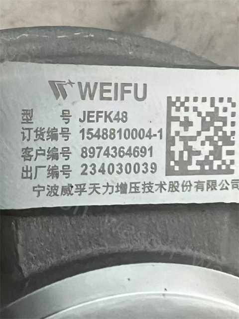 Turbocharger JEFK48 8974364691