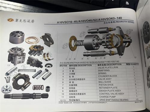 A10VSO45 Excavator Hydraulic Spare Parts