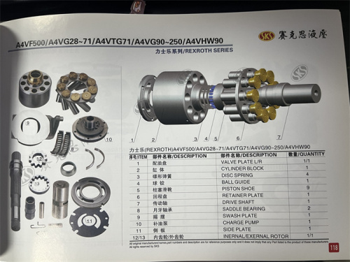 A4VF28  Excavator Hydraulic Spare Parts