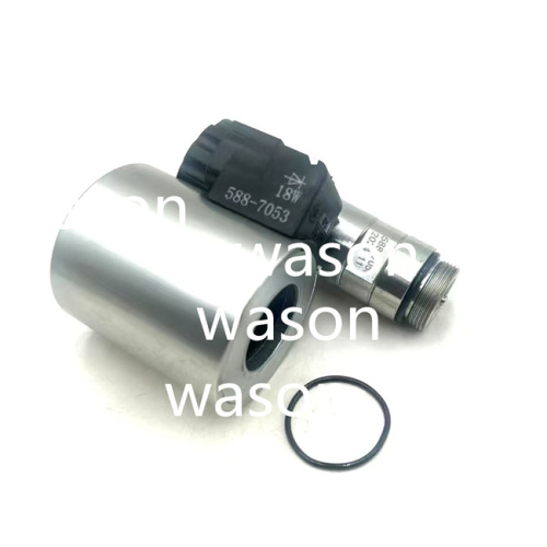 E416 12V Solenoid Valve Assy  619-2372 6192372 3242579 324-2579