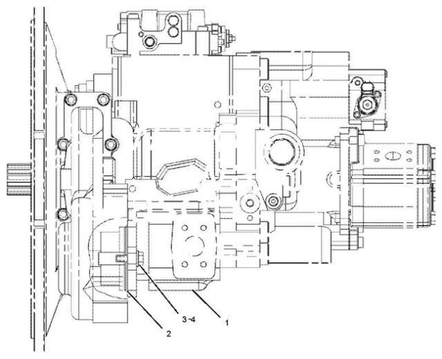 E330D/E336D/E349E/E349F/M330D Gear Pump 207-8235  2078235