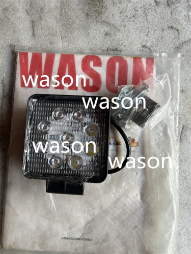 High Quality Excavator Spare Parts Round  9pcs Led Light Work Lamp