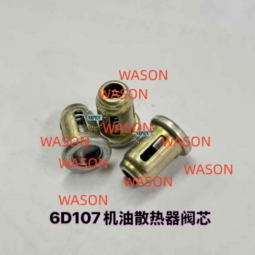 6D107 Excavator  Oil Cooler Valve Core